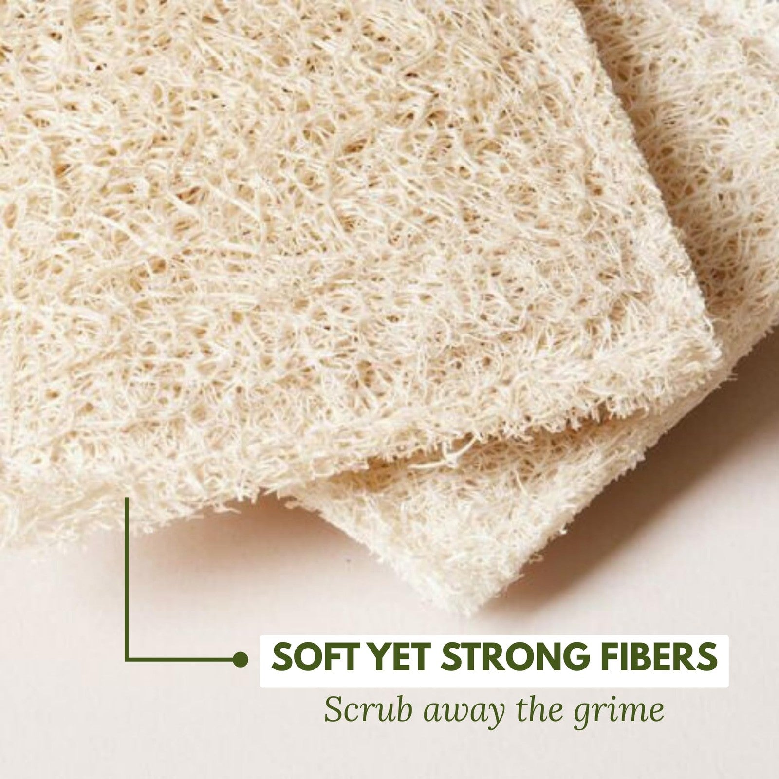 Miw Piw natural loofah dish sponge 30-pack, biodegradable and compostable for eco-friendly dishwashing.