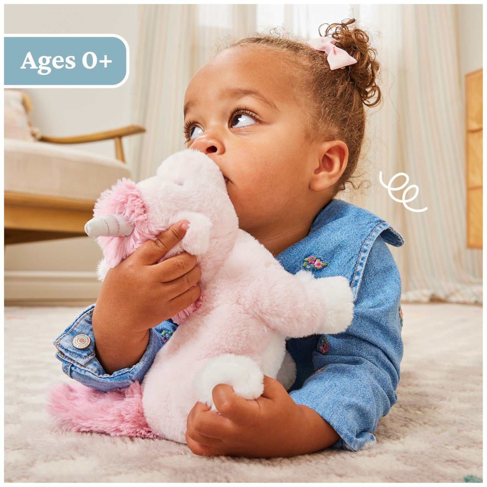 GUND Baby Alora pink unicorn plush stuffed animal for babies and toddlers 10 inches