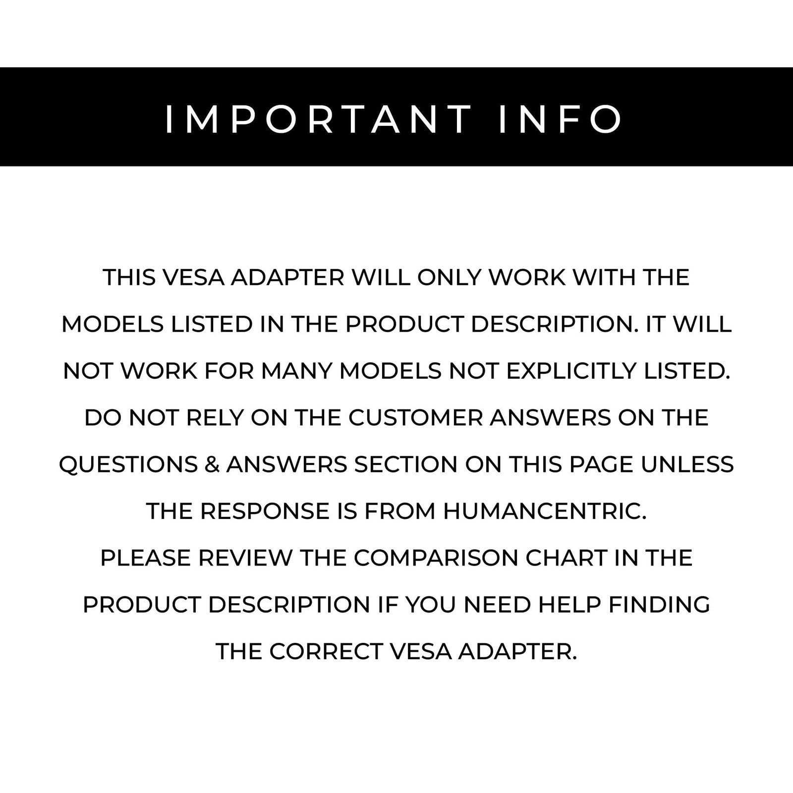 HumanCentric VESA mount adapter attached to Samsung U32R590 curved monitor for 75x75mm or 100x100mm VESA compatibility.