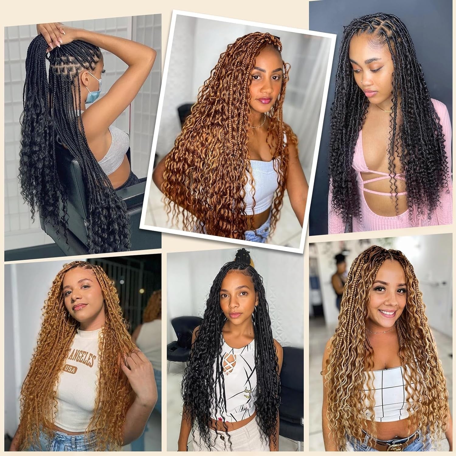 Leruikair Color 30 dark brown deep wave human braiding hair bundle, 50g, showcasing textured, deep wave style for hair extensions.