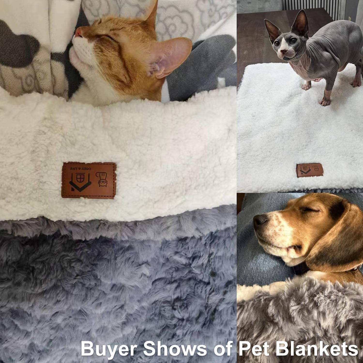 Ultra-soft plush cat blanket by NODARKO, small cozy, machine washable indoor cat blanket with plush fabric for warmth and comfort.