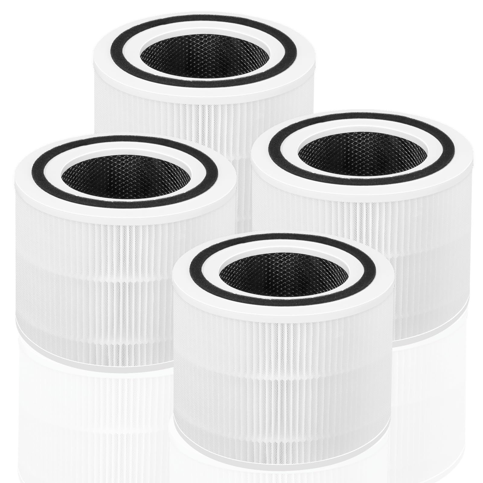 APPLIANCEMATES Core 300-p Air Purifier Filter replacement for Levoit Core 300, showing the filter with pleated design and brand label.