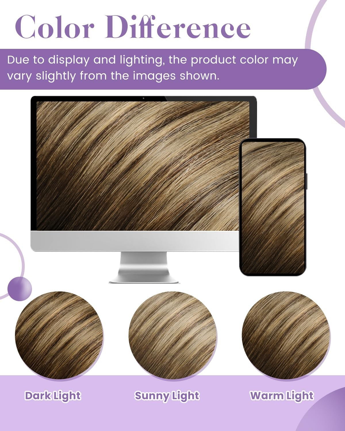 Brown balayage Laavoo double weft butterfly hair extensions, showing the layered hair with natural color blend and butterfly weft attachment.