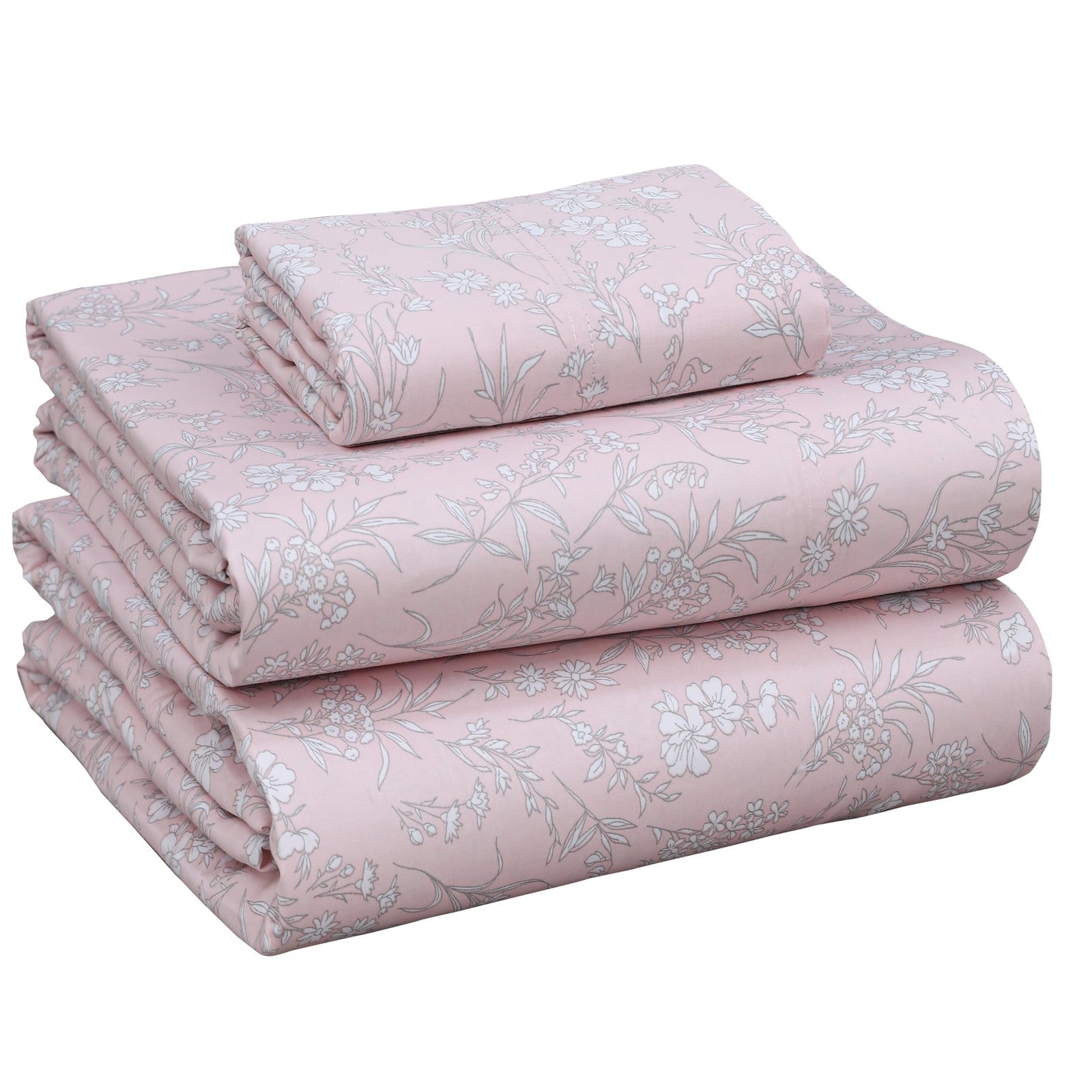 RUVANTI 100% cotton Twin XL bed sheet set with silky soft sateen finish and cooling light fabric for comfortable sleep
