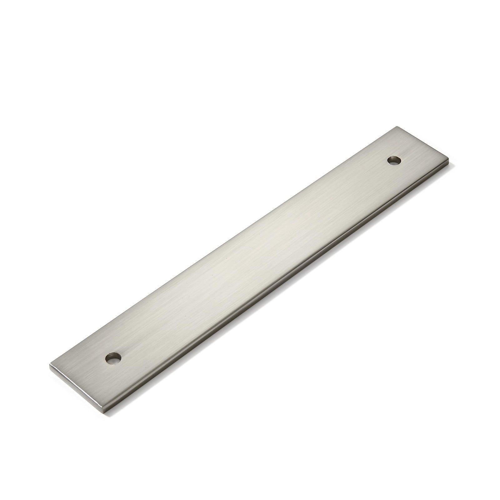 khtumeware 5-pack 7-inch square backplate with brushed satin nickel finish, 6-inch center-to-center measurement, for door hardware