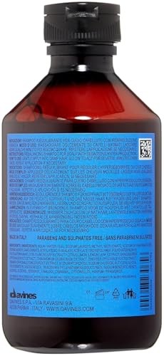 Davines Naturaltech Rebalancing Shampoo with gentle cleansing action, targeting excess sebum and shine on scalp.