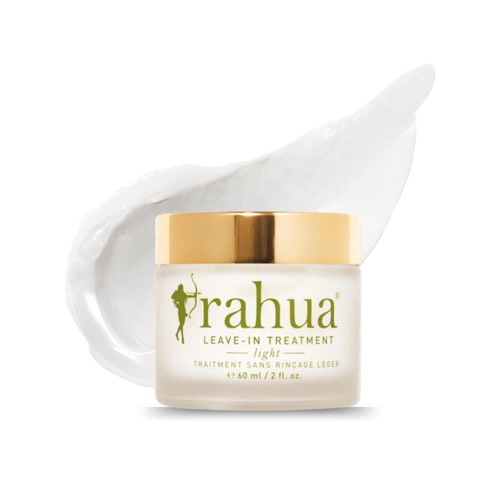 Rahua Light Leave-In Treatment and vegan heat protectant spray for hair, showing the product bottle and packaging.