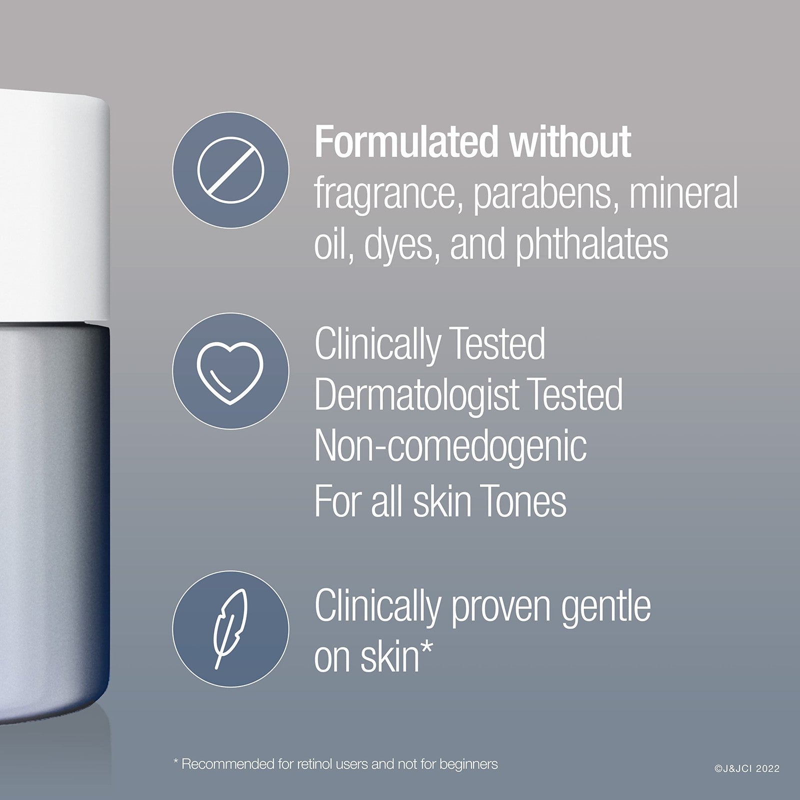 Neutrogena Rapid Wrinkle Repair Retinol Pro+ night cream jar with label, anti-aging face moisturizer in a sleek container.