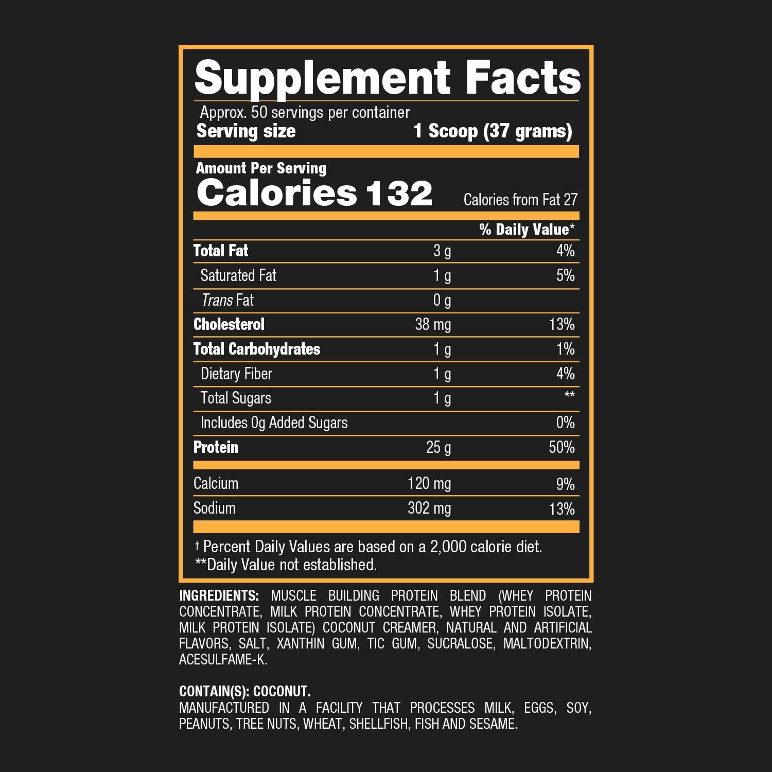 BPI Sports Whey HD Ultra Premium Salted Caramel Protein Powder 4.1lb jar with label and scoop