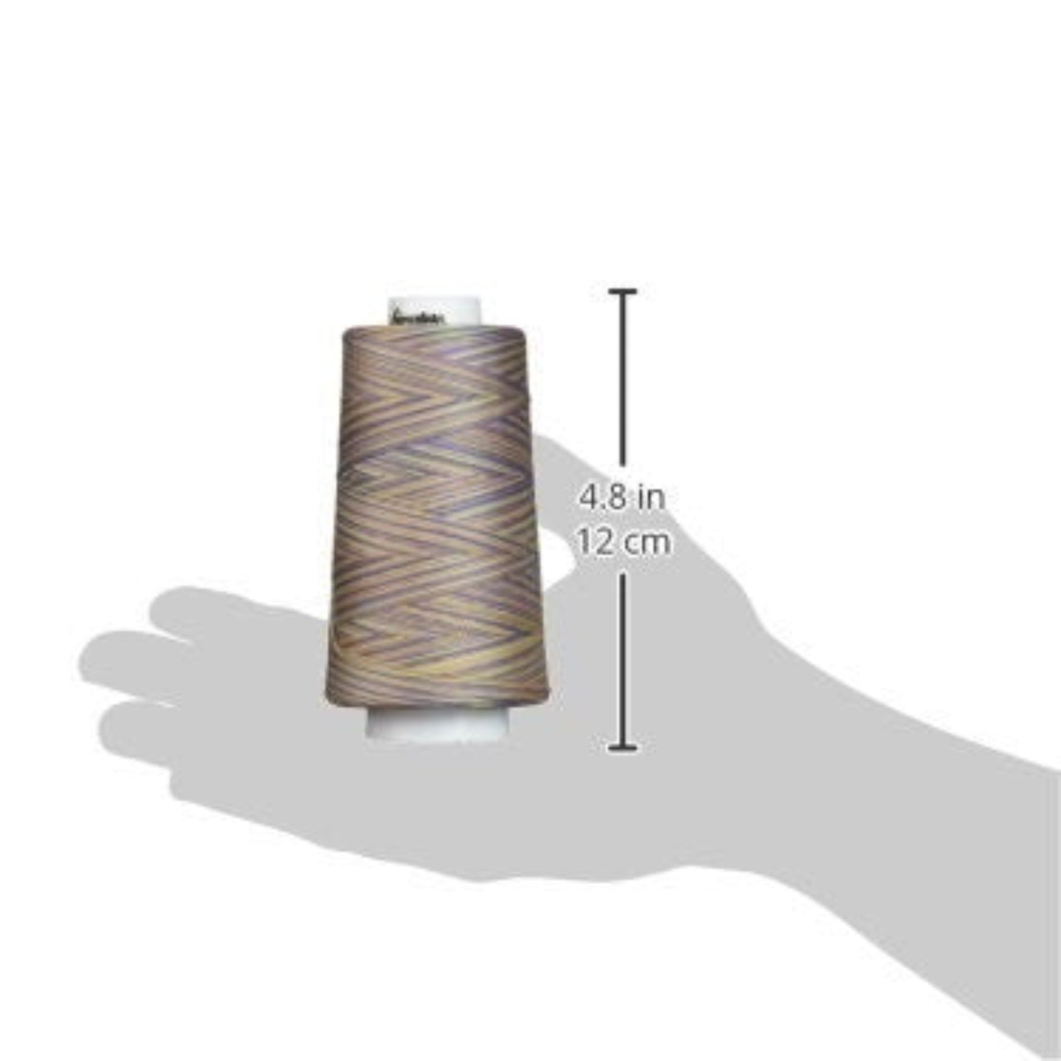Signature Cotton Quilting Thread 3000 yd variegated skein featuring bright, summery colors for quilting and sewing projects.