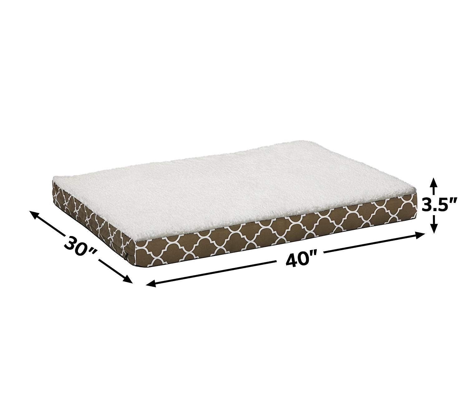 MidWest Homes for Pets orthopedic dog bed with removable cover and Teflon fabric protector, plush cushioning for pet comfort