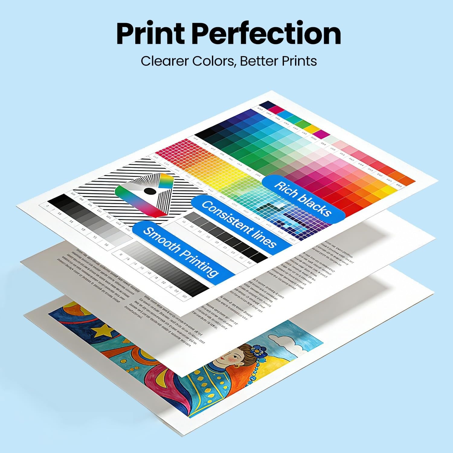 Hookink LC501XL ink cartridges compatible with Brother LC501, showing multiple black and color ink cartridges for Brother printers.