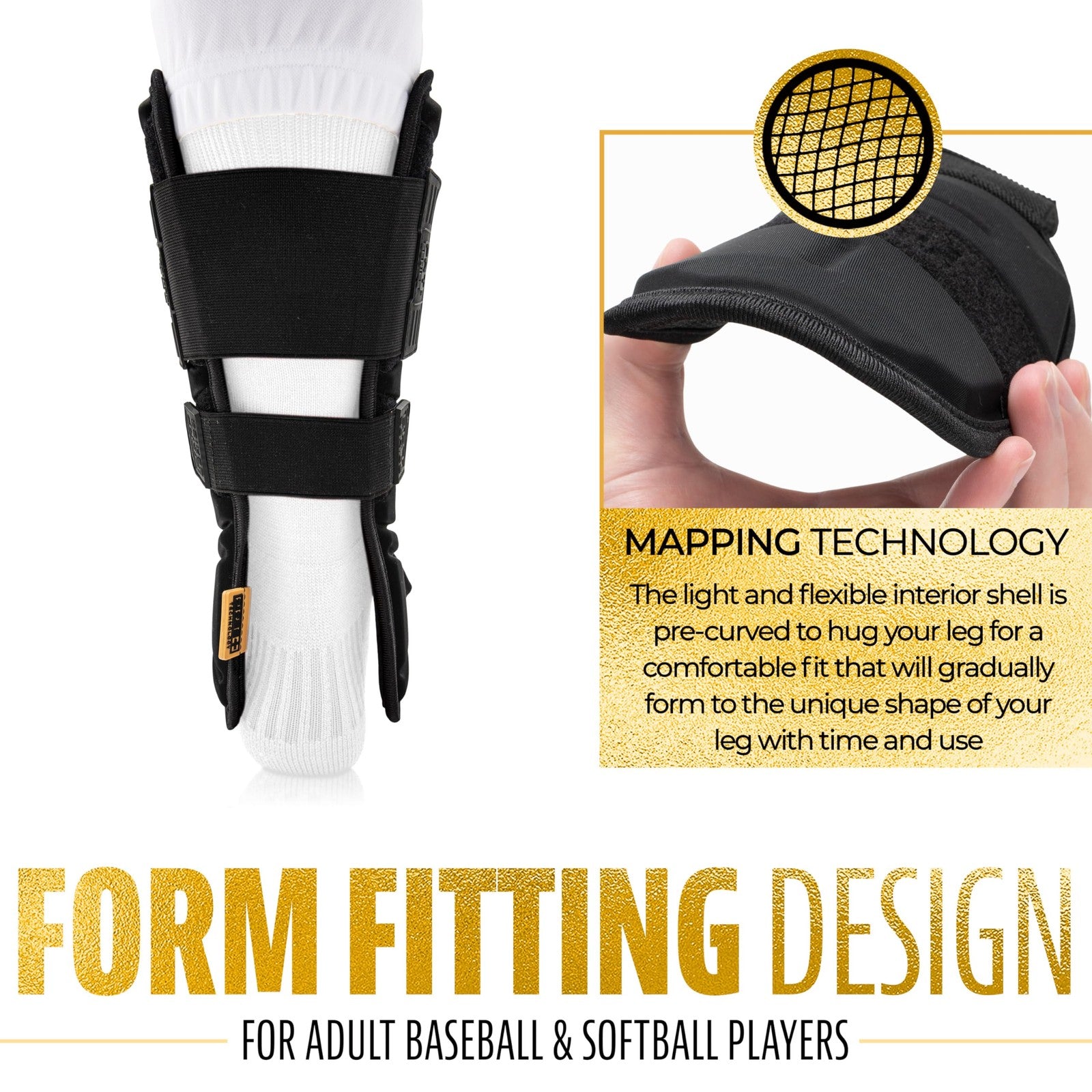 Franklin Sports youth baseball and softball leg guard with shin and foot protection, PRT Series for youth players.