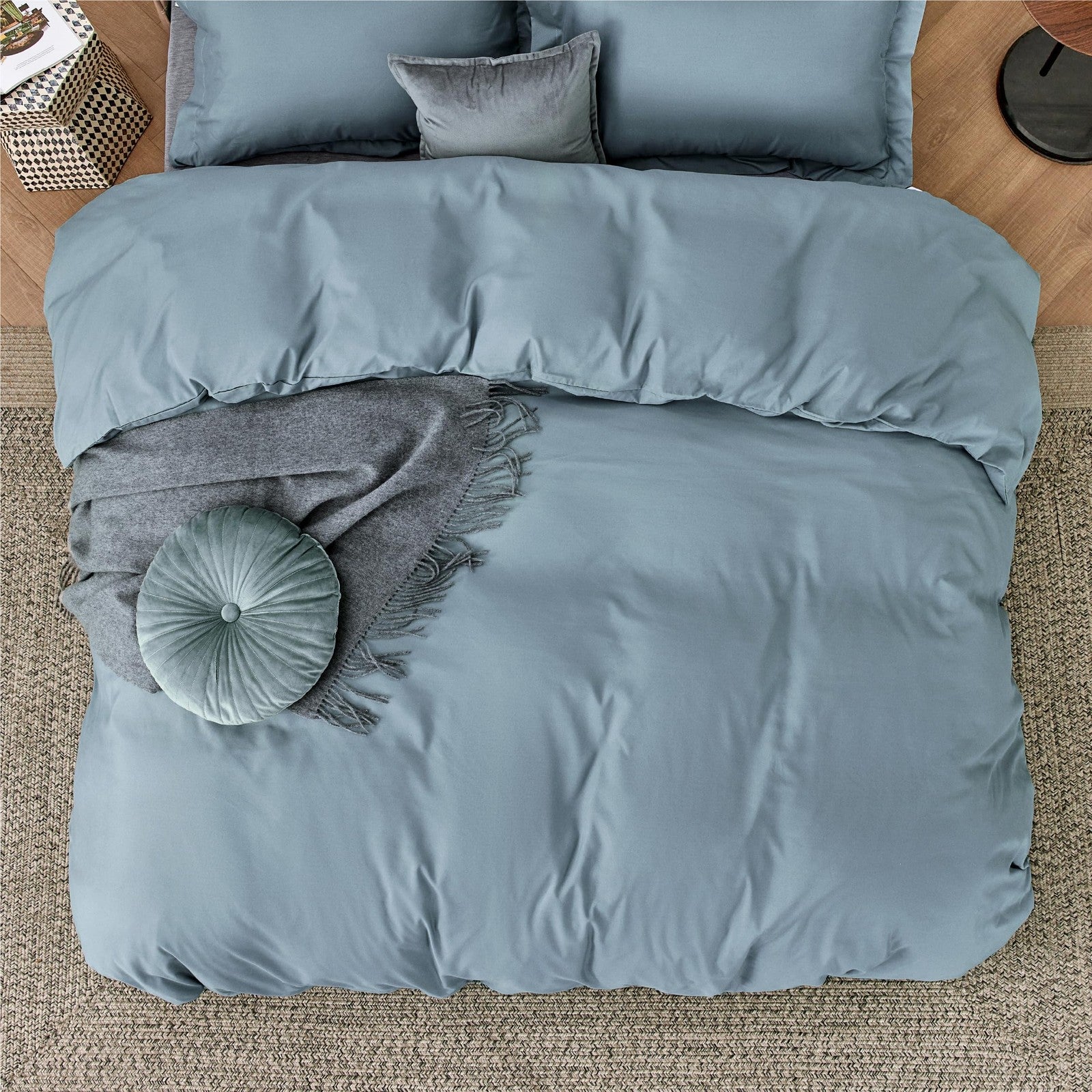 Bedsure duvet cover full size bedding set with soft double brushed fabric, perfect for kids and adults.