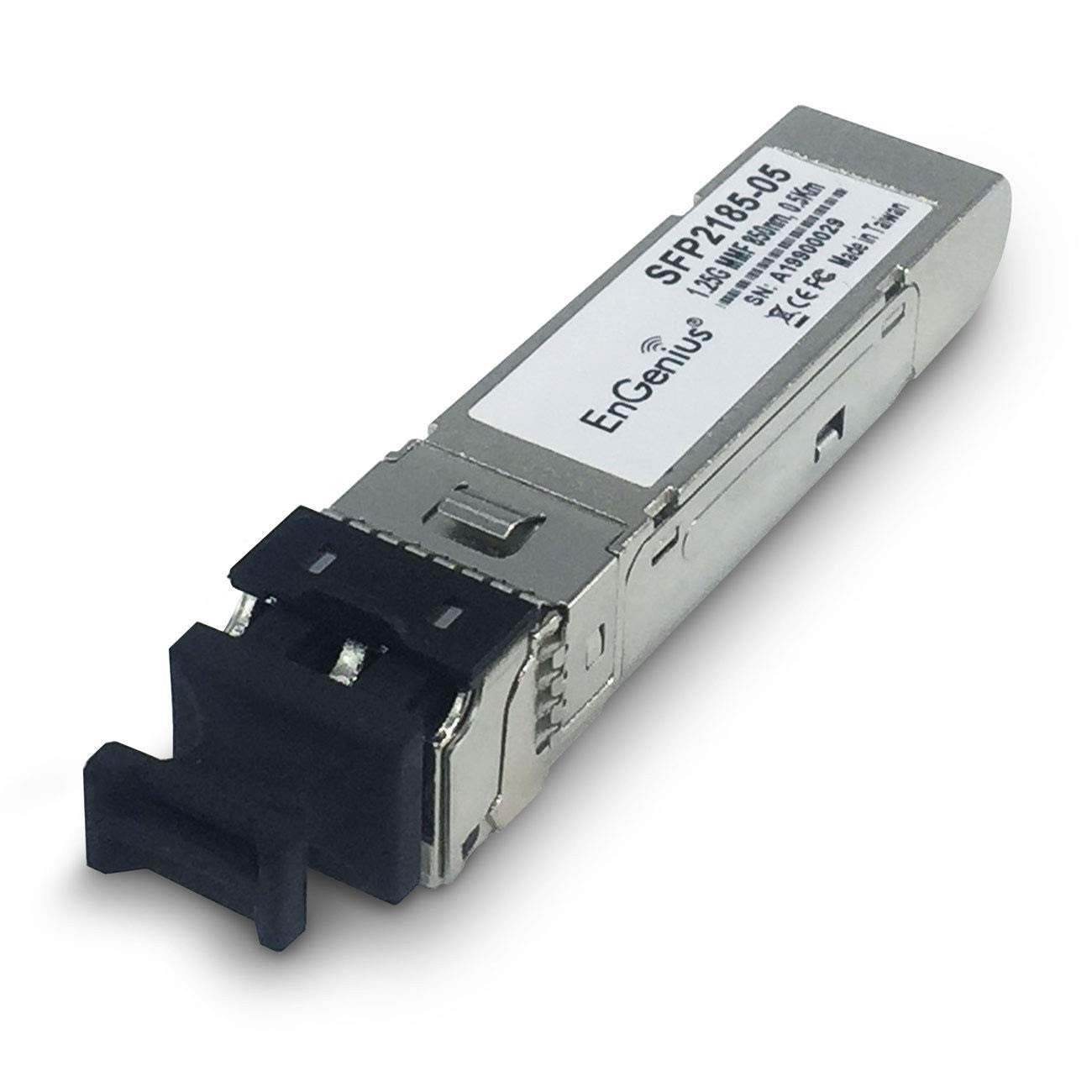 EnGenius SFP switch with 1.25G multi-mode fiber transceiver module, 850nm SFP fiber optic transceiver for networking.
