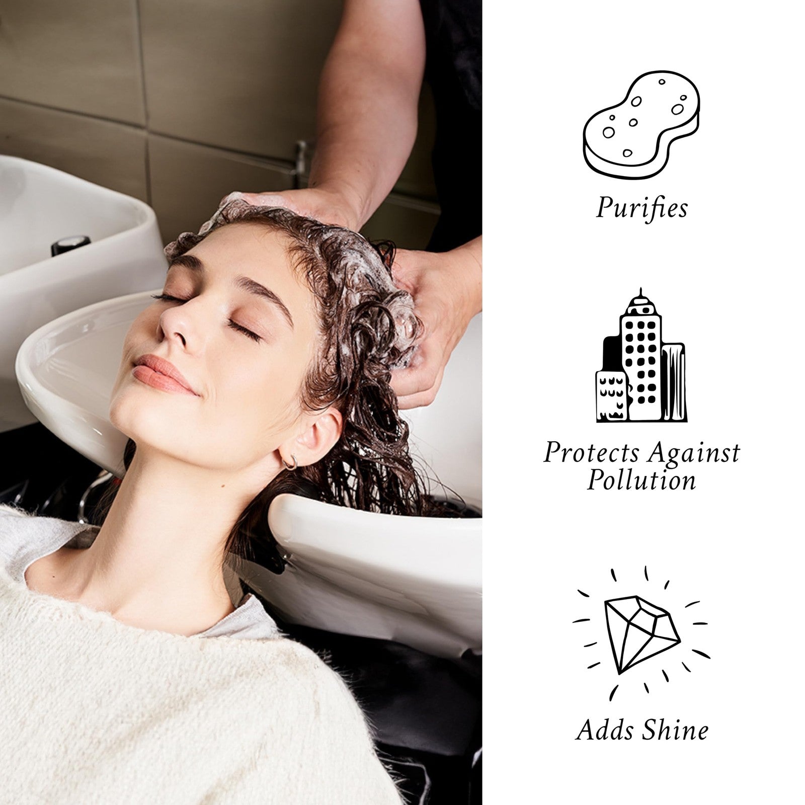 Davines Naturaltech DETOXIFYING Scrub Shampoo with natural ingredients, showing the bottle and textured scrub for deep cleansing.