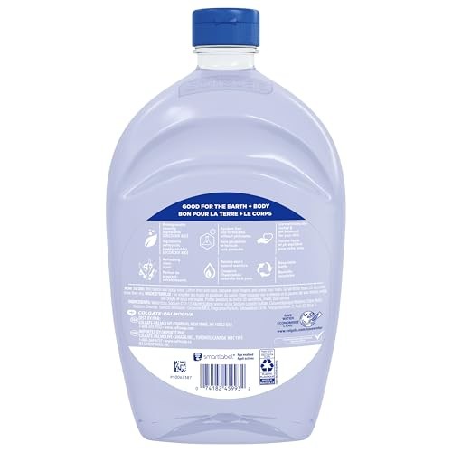 Softsoap liquid hand soap refill aquarium pack with six 50oz bottles, totaling 300oz of gentle, moisturizing hand soap.