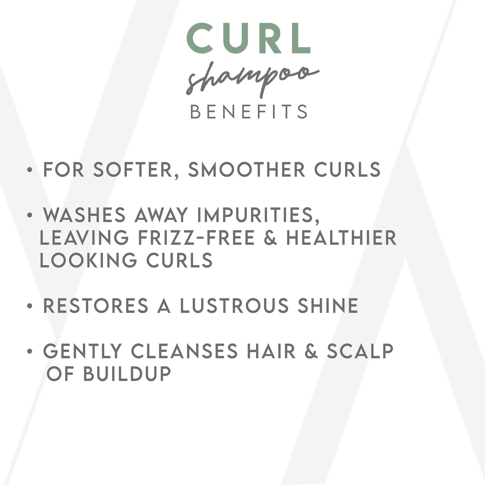 Clear bottle of Aluram Curl Shampoo with coconut water, showing the lightweight, clarifying formula for curly hair.