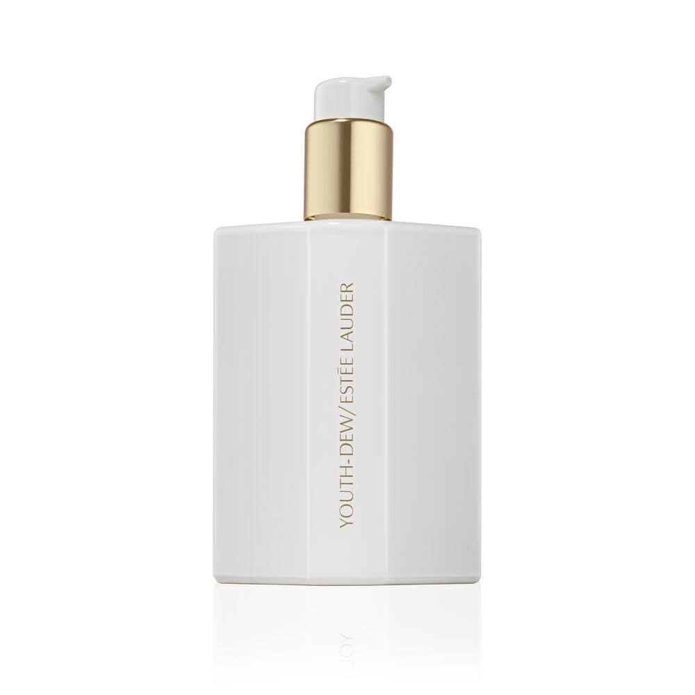 Estée Lauder Youth-Dew Hydrating Body Lotion Satinée with rose and spice notes, featuring a smooth, luxurious texture.