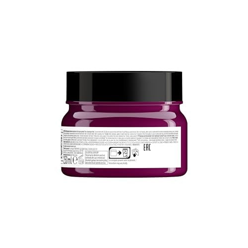 L'Oréal Professionnel Paris Curl Expression Rich Mask for curly and coily hair, shown in a jar with product texture visible.