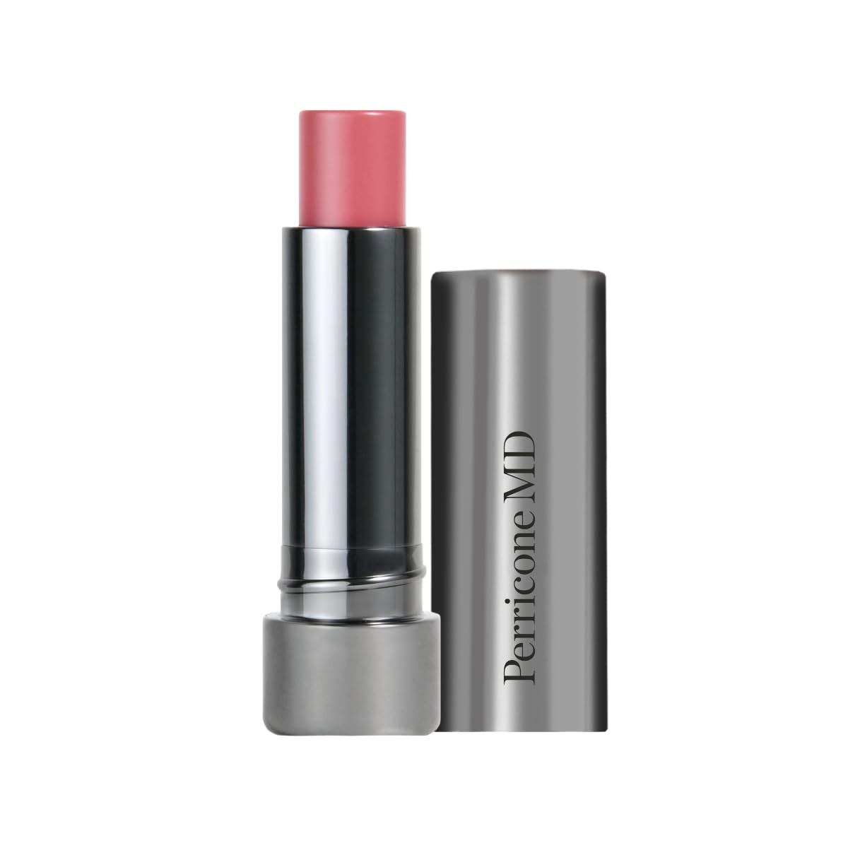 Perricone MD No Makeup Blush Balm in cream form with natural-looking peach shade, blending smoothly on skin.