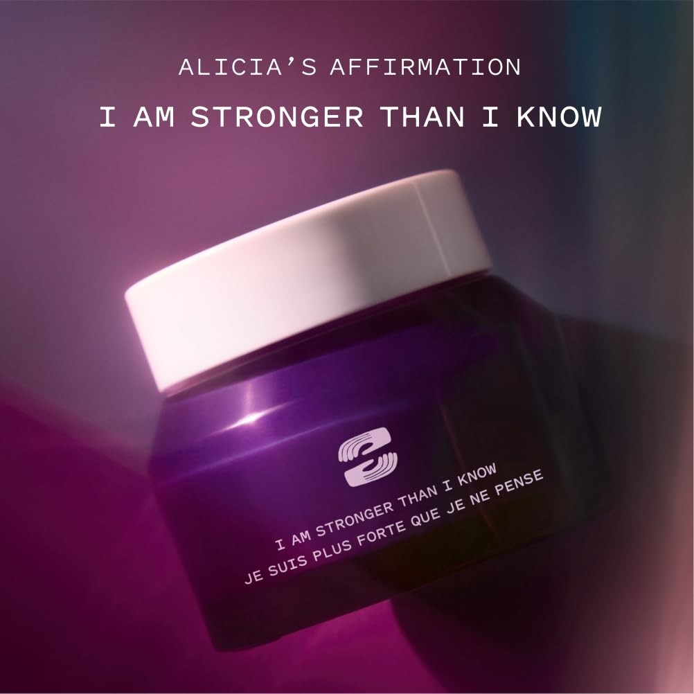 Keys Soulcare Firm Belief Smoothing Peptide Cream jar showing the product label and cream inside for reducing fine lines.