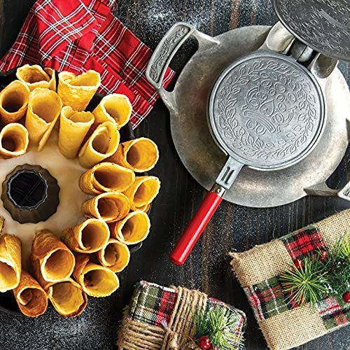 Nordic Ware Norwegian Krumkake and Pizzelle Iron for making traditional Scandinavian cookies and waffles.