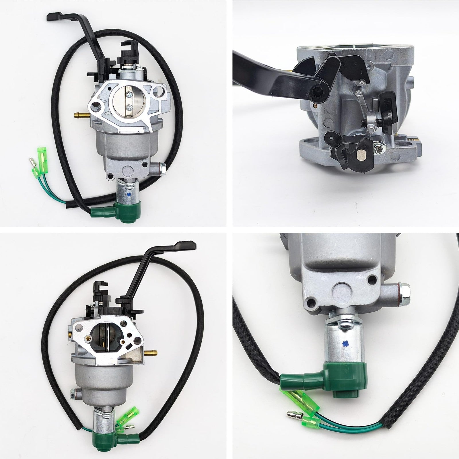 YGQ 420cc GX390 generator carburetor kit with OEM components, including P27-1D carburetor for Huayi engines, shown assembled.