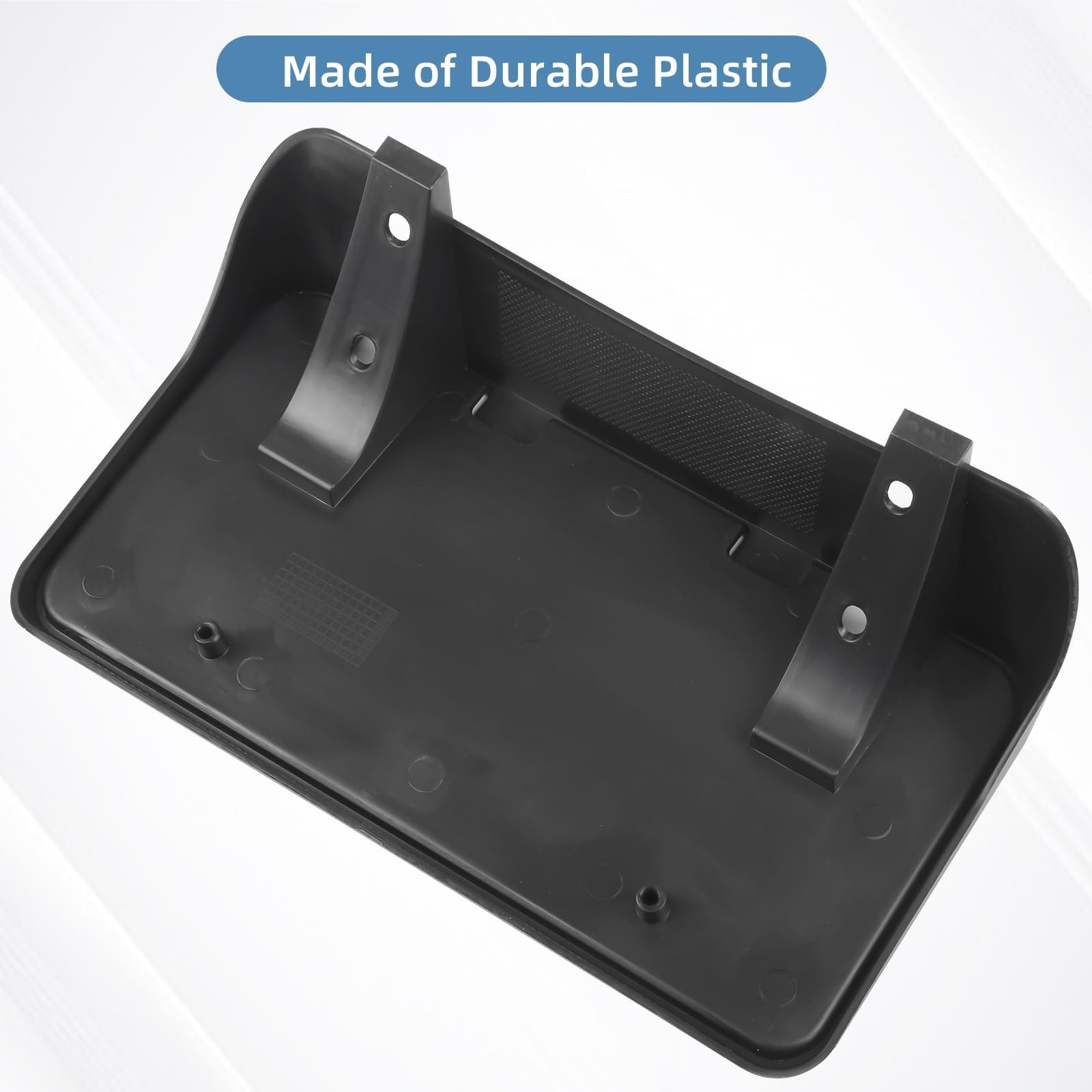 OKPARZ front bumper license plate frame bracket for 1999-2004 Ford F-series trucks, shown installed on vehicle front bumper.