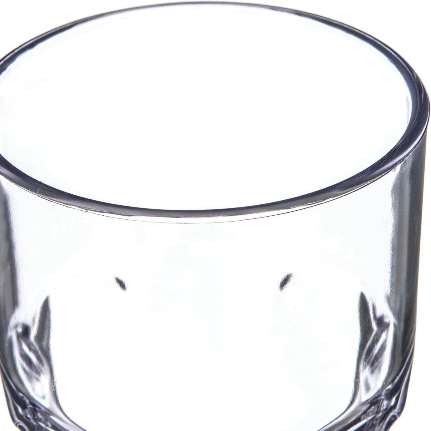Carlisle FoodService Products Louis tall tumbler for restaurants and catering, clear glass with a sleek design.