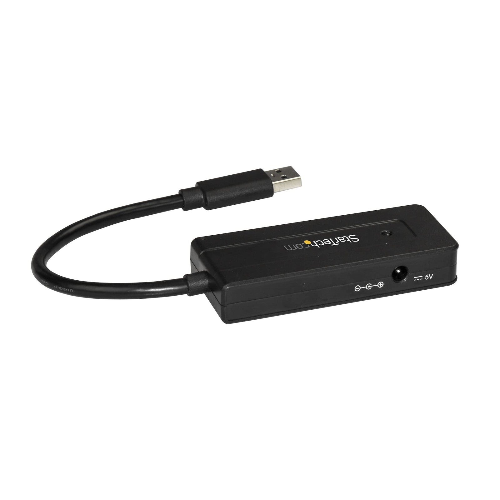 StarTech.com 4 port USB 3.0 hub with SuperSpeed 5Gbps transfer and fast charging, compact portable design