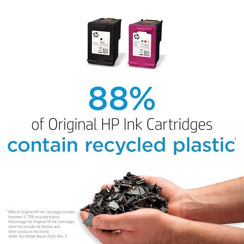 HP Original 93 tri-color ink cartridge for DeskJet D4100, 5440, PhotoSmart C3100 series, showing the colorful ink cartridge.