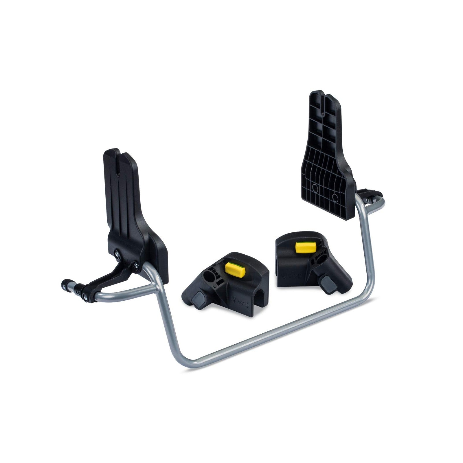 BOB Gear single jogging stroller adapter for Graco infant car seats, compatible with model S12045400, shown attached to stroller.