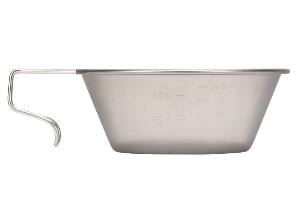 Snow Peak Titanium Sierra Cup, Japanese titanium camping cup with durable, lightweight design for outdoor adventures