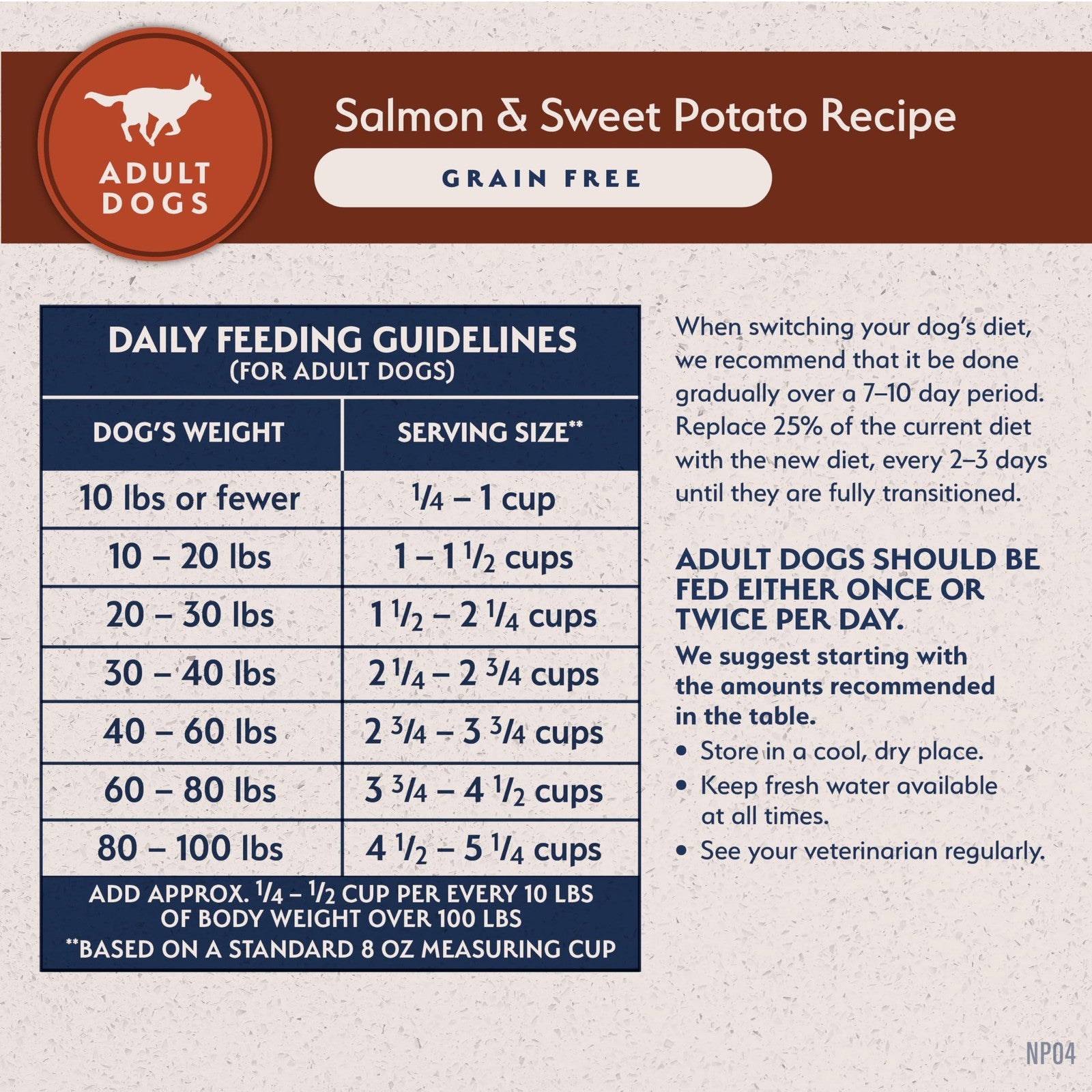 Bag of Natural Balance Grain-Free Salmon and Sweet Potato Dry Dog Food showing the product packaging and ingredients.