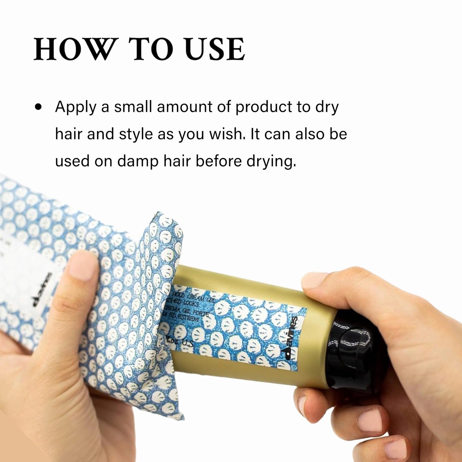 Davines This is a Strong Hold Cream Gel for styling, creates structure, definition, and dries quickly on hair.
