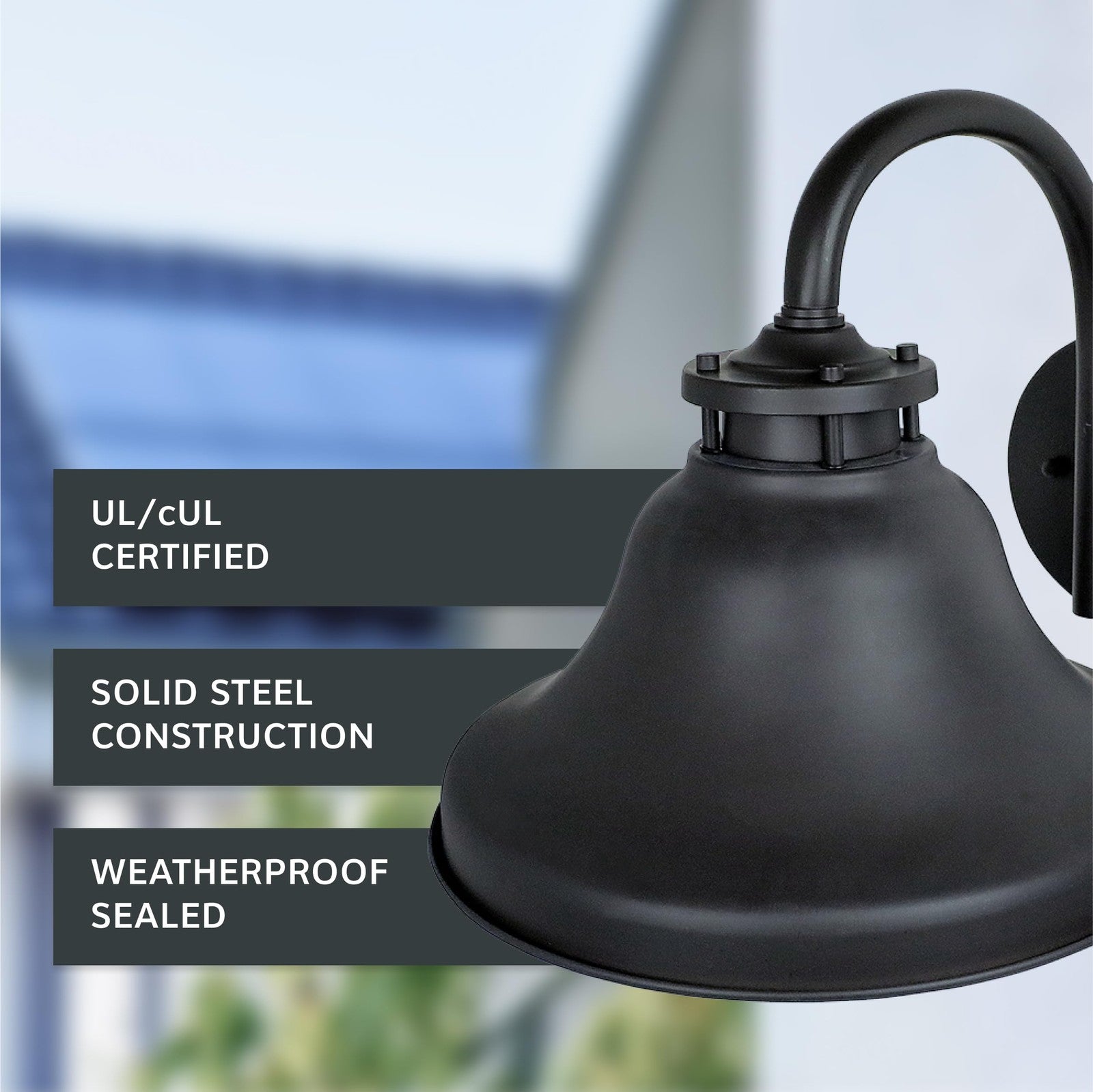 Outdoor wall light fixture by Designers Fountain Bayport, 10.25 inches, exterior wall mount with classic design for outdoor lighting.