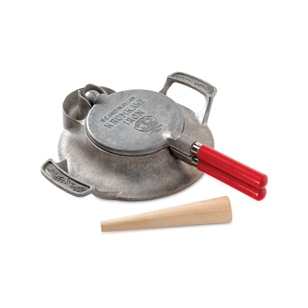 Nordic Ware Norwegian Krumkake and Pizzelle Iron for making traditional Nordic cookies and pizzelles.