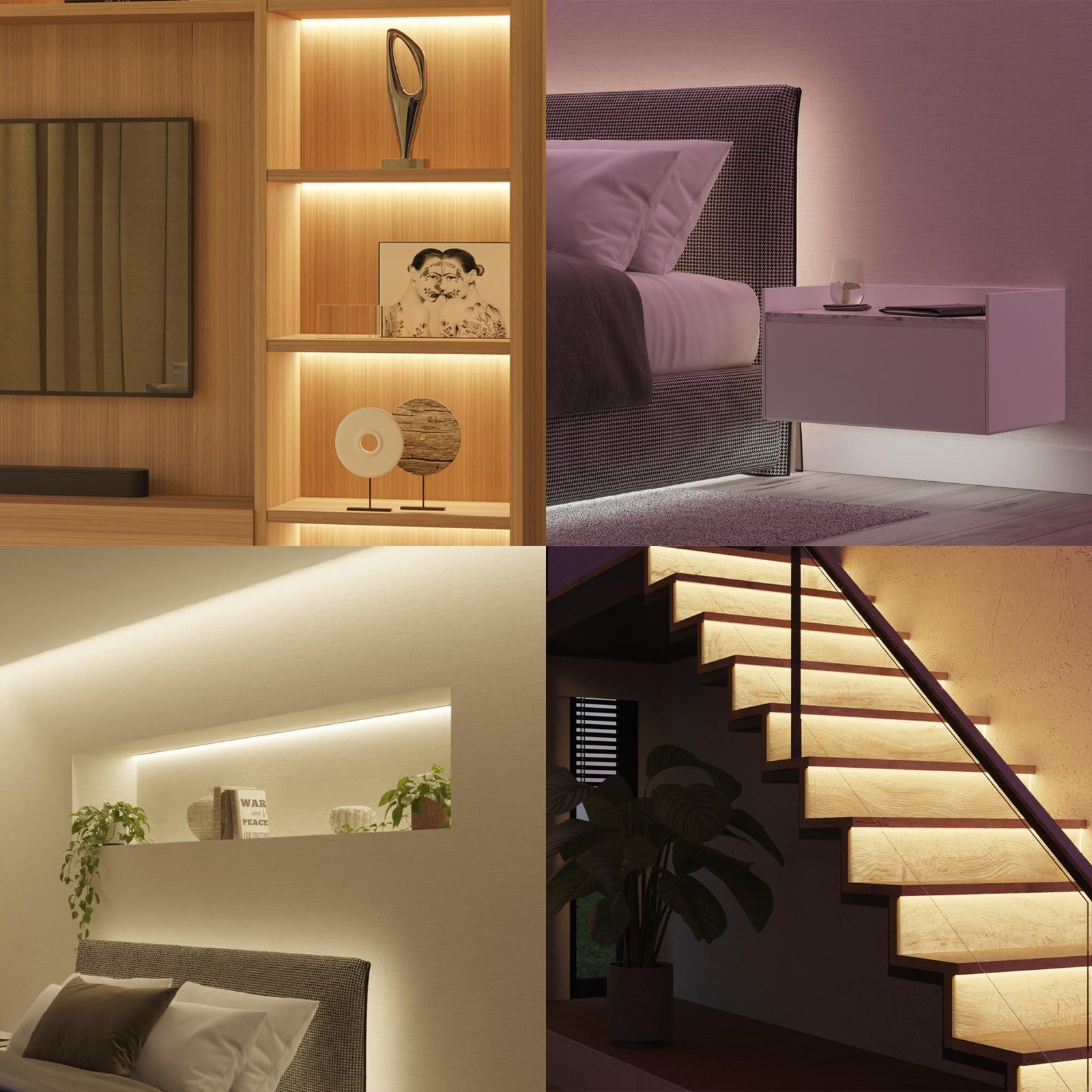 Bluetooth smart lightstrip extension, 1 meter Philips Hue Hue Lightstrip Plus, flexible LED strip for customizable lighting.