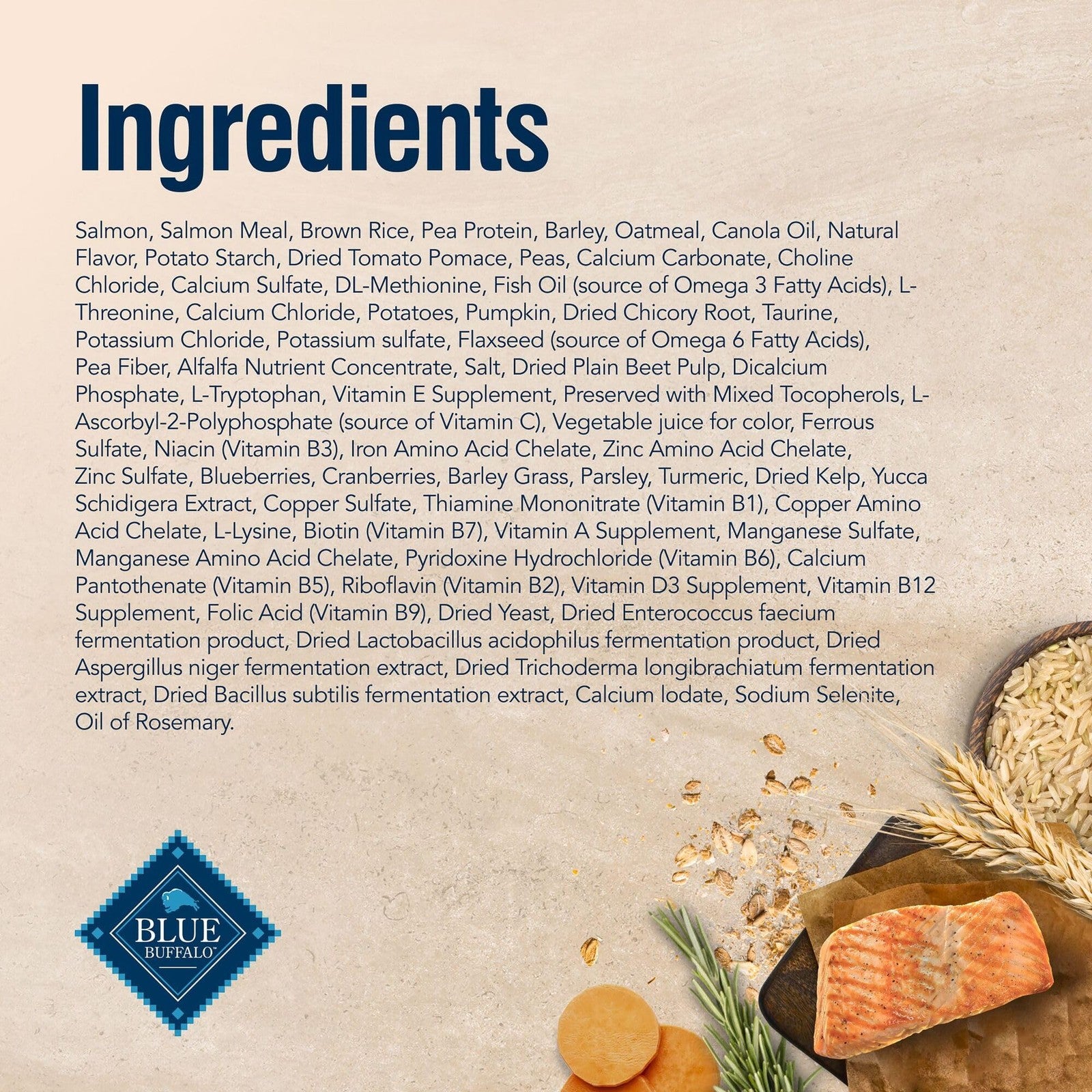 Blue Buffalo True Solutions Skin & Coat Care dry cat food for adult cats, featuring natural ingredients in a blue bag.
