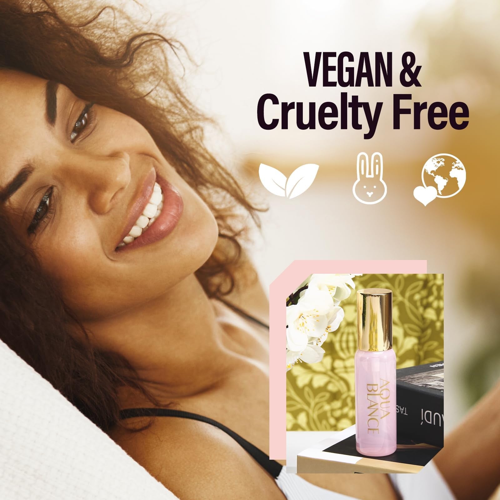 Aqua Blance body spray gift set with three 60ml travel mists for women, featuring floral and fresh fragrance bottles.
