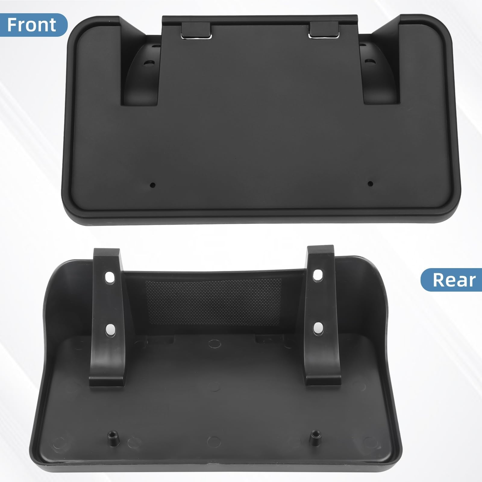 OKPARZ replacement front bumper license plate frame bracket for 1999-2004 Ford F series trucks, metal mounting hardware included
