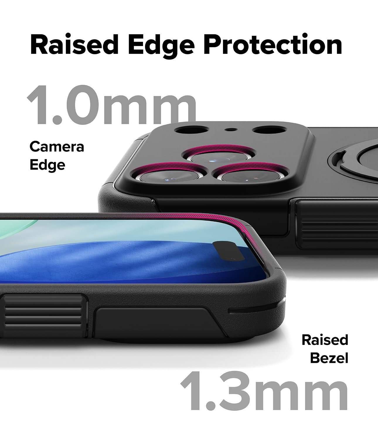 Ringke Alles Pro iPhone 17 Pro Max case with magnet, camera button, shockproof design, and 360° protection.