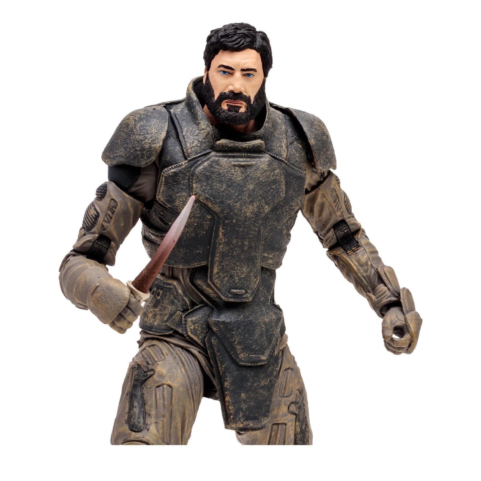 McFarlane Toys Dune Part Two action figures featuring Gurney Halleck, Paul Atreides, Chani, and Stilgar in detailed collectible packaging.
