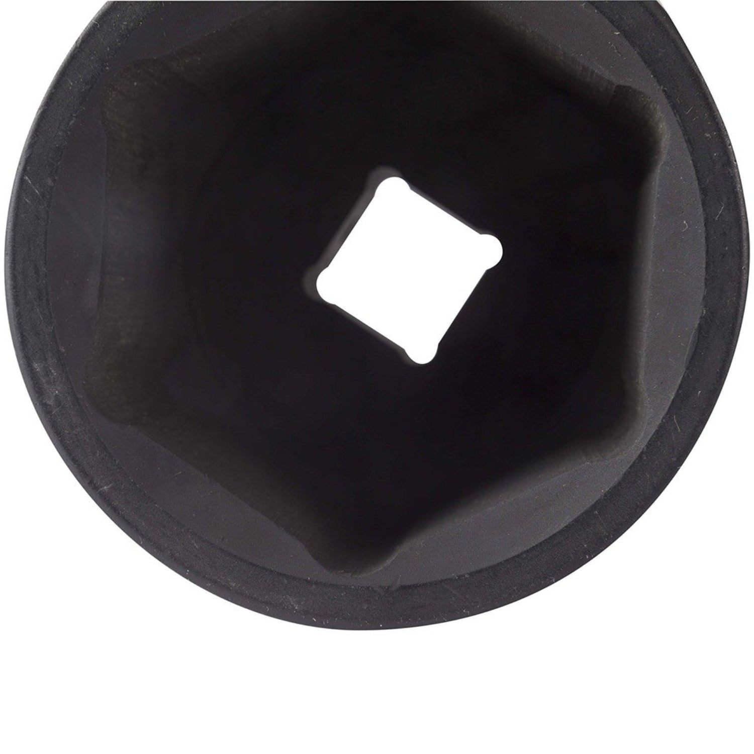 Sunex Tools 1-inch drive, 3-inch impact socket shown in a close-up view with a shiny metal finish.