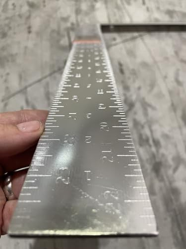 Swanson aluminum carpenter square measuring 16x24 inches, made by Swanson Tool Co., Inc, with clear measurement markings visible.