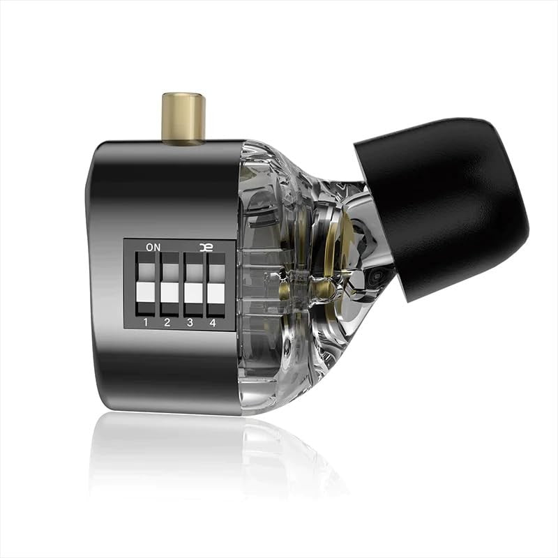 KZ Castor Improved Bass Earbuds with Microphone, in-ear headphones with sleek design and built-in microphone for calls.
