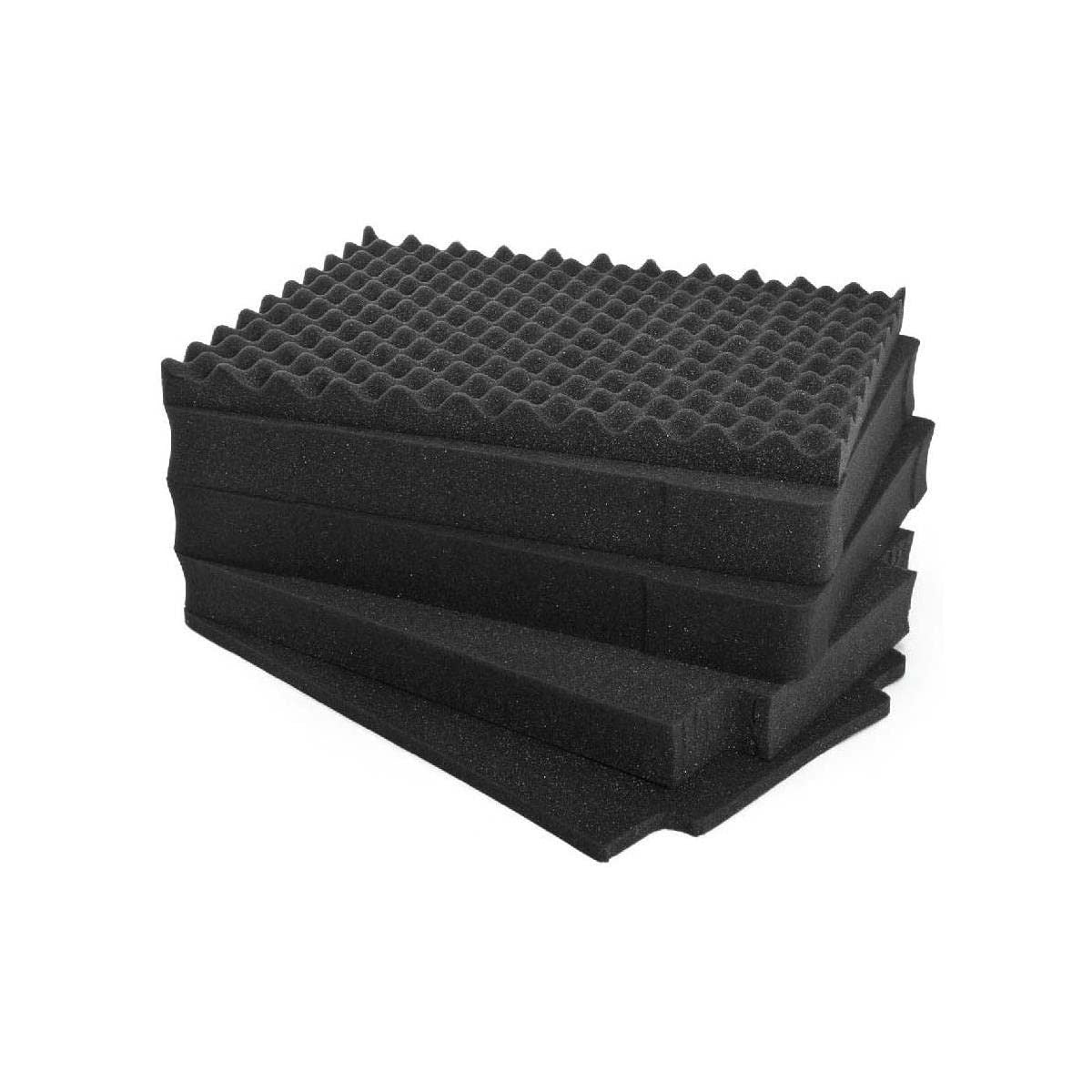Nanuk foam inserts for 920 Nanuk case, three-part customizable foam padding for protective storage and transport.