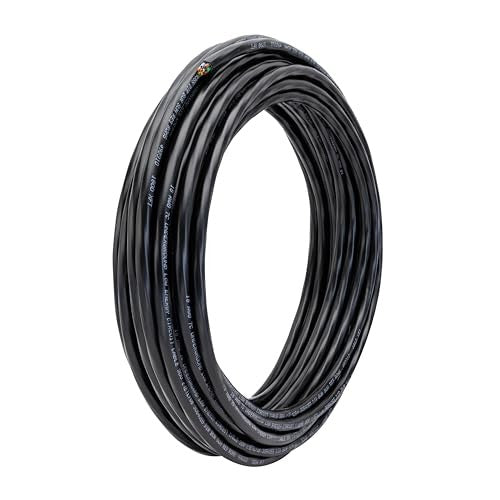 Orbit 57088 underground sprinkler wire, 7-strand solid copper, 100 ft length, UF/UL listed, suitable for irrigation systems.