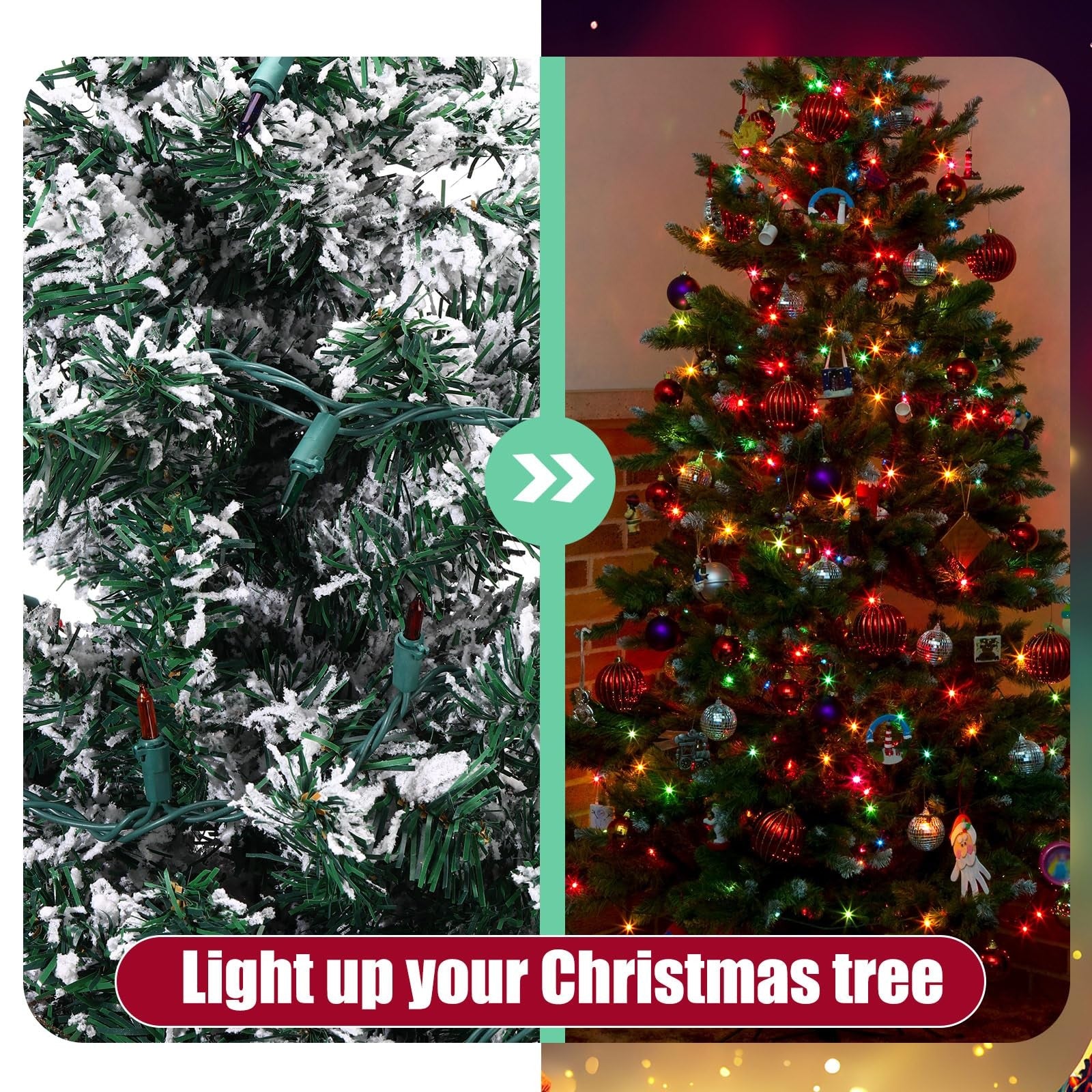 Remagr 720-piece set of 3.5V Christmas mini incandescent light bulbs on wire for holiday decorations